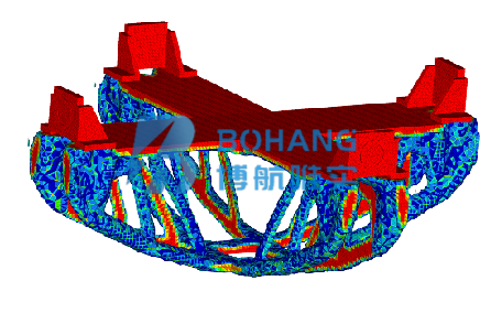Topology optimization design simulation
